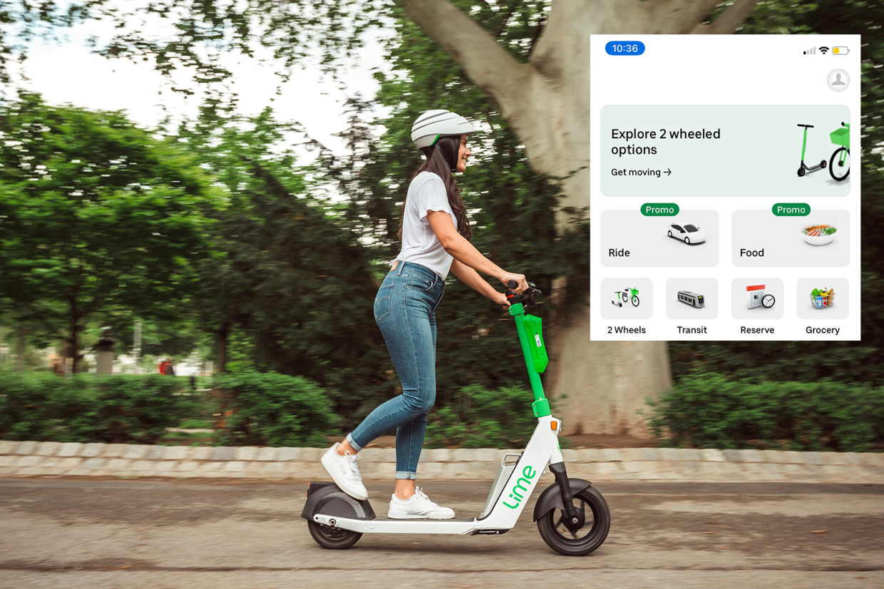 Lime escooters now available to rent through Uber app Move Electric